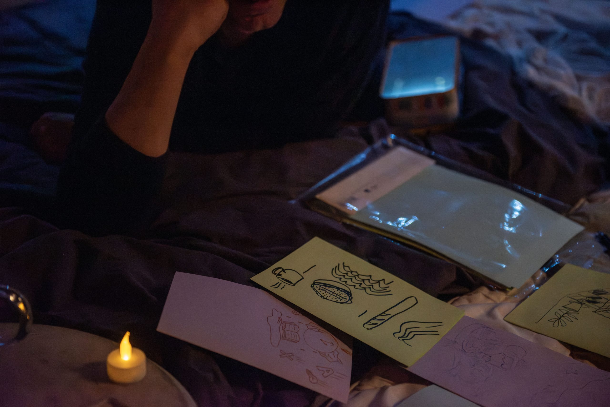 Had a drawing excersise where we drew home without any reference to the stucture of it.
